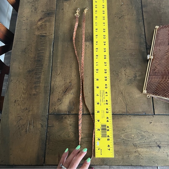 VINTAGE Brown snake clutch/bag - Picture 7 of 12